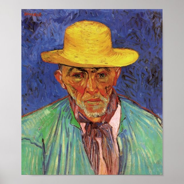 Póster Van Gogh - Retrato de Patience Escalier (Frente)