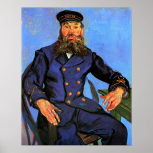 Póster Van Gogh, Retrato del cartero Joseph Roulin