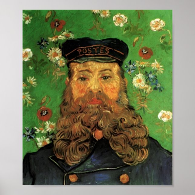 Póster Van Gogh - Retrato del Postman Joseph Roulin (Frente)