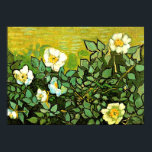 Póster Van Gogh - Rosas salvajes, pintura floral Van Gogh<br><div class="desc">Pintura de Vincent Van Gogh - Rosas salvajes,  poster.</div>