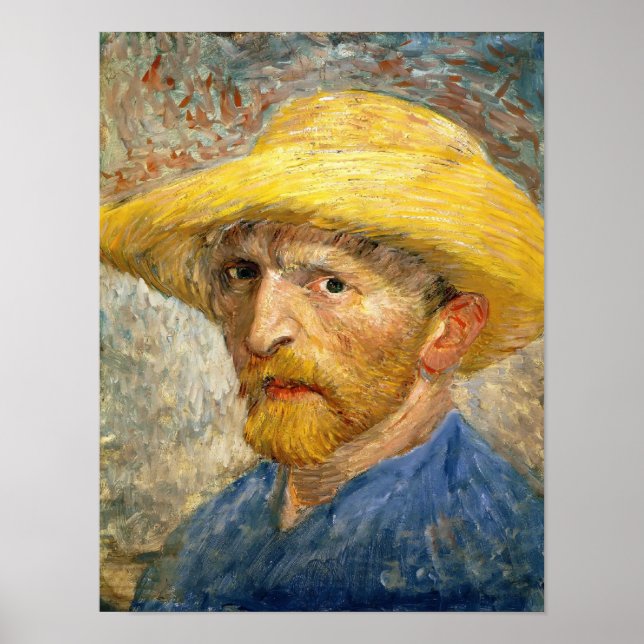 Póster Van Gogh - Self Portrait (Frente)