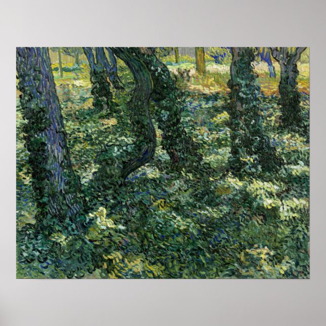 Póster Van Gogh - Sotobosque (Frente)