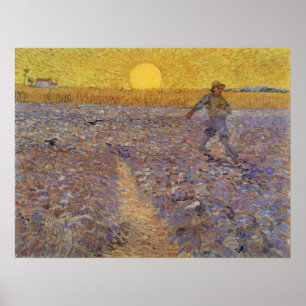 PÓSTER VAN GOGH - SOWER CON SUN DE AJUSTE