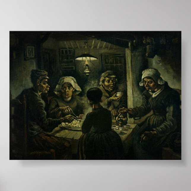 Póster Van Gogh The Potato Eater  (Frente)