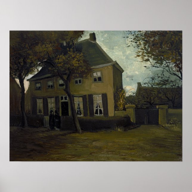Póster Van Gogh - The Vicarage Nuenen (Frente)