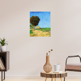 Póster Van Gogh - Un camino cerca de Arlés,