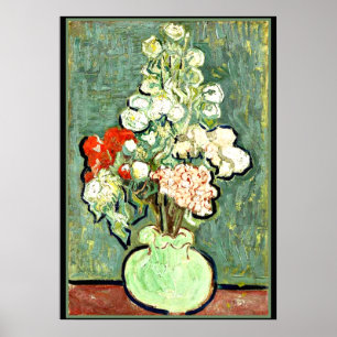 Póster Van Gogh - Vase de flores, 1890