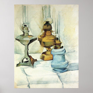 Póster Van Gogh - Vida fija con tres libros