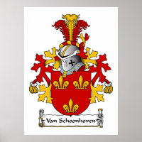 Van Schoonhoven Family Crest