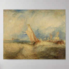 Póster Van Tromp, yendo a complacer a su Maestría 1844