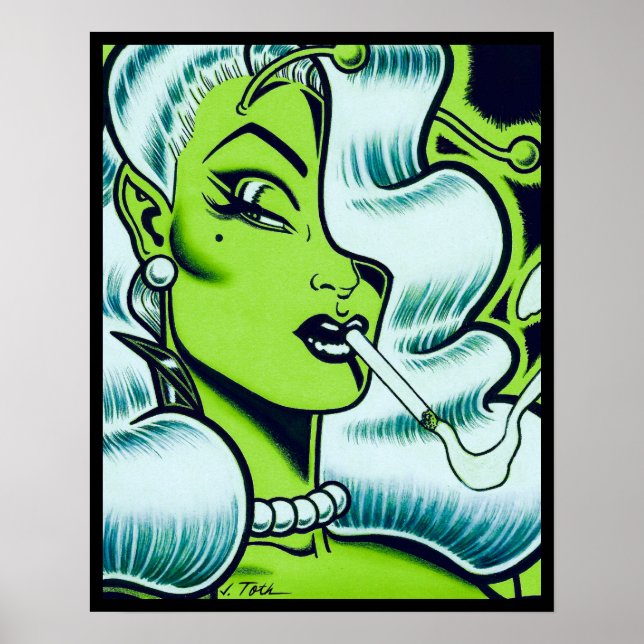 Póster Vana DeVinyl™/Close-Up (Frente)