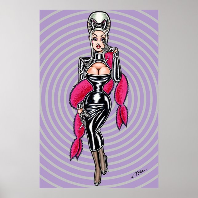 Póster Vana DeVinyl™/Diosa del Glamour (Frente)