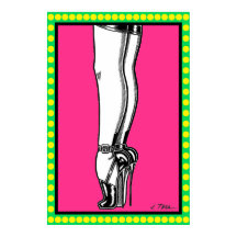 Póster Vana DeVinyl™/Medias y Tacones Altos