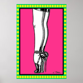 Póster Vana DeVinyl™/Medias y Tacones Altos