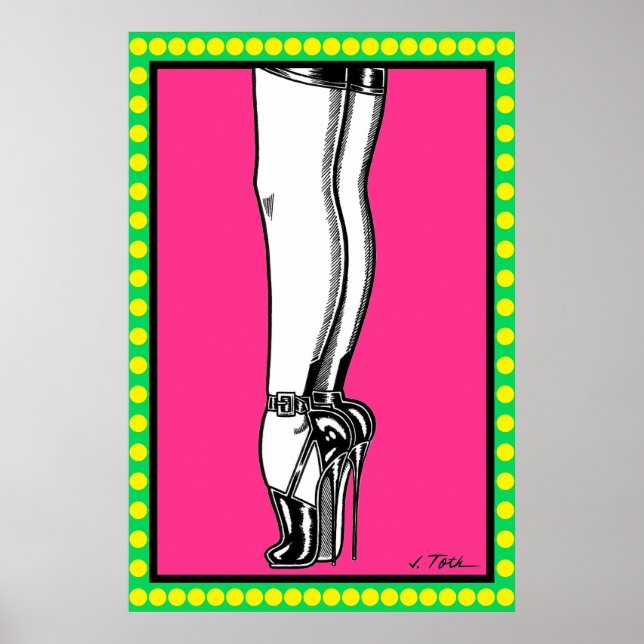 Póster Vana DeVinyl™/Medias y Tacones Altos (Frente)