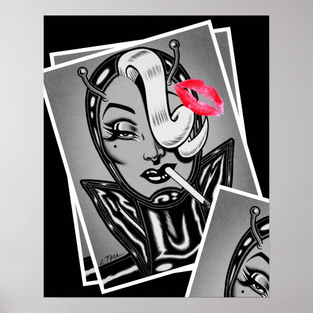 Póster Vana DeVinyl™: Neo Noir/Beso (Frente)