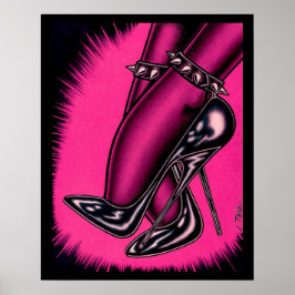 Póster Vana DeVinyl™/Spike Heels Poster