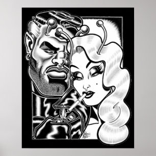 Póster Vana y Rocco/Film Noir