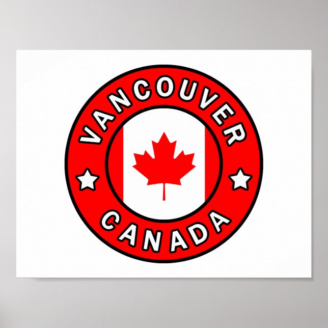 Póster Vancouver Canada (Frente)