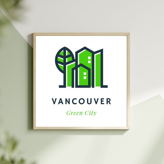 Póster Vancouver Canadá Ciudad Verde Sostenible (Subido por el creador)