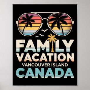 Póster Vancouver Island Family Vacation Canada Travel Sou
