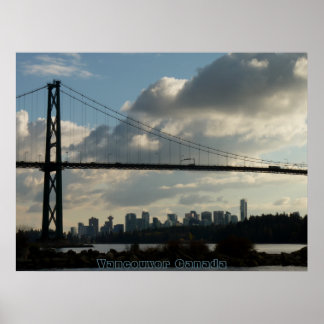 Póster Vancouver Poster Vancouver Lions Gate Souvenir