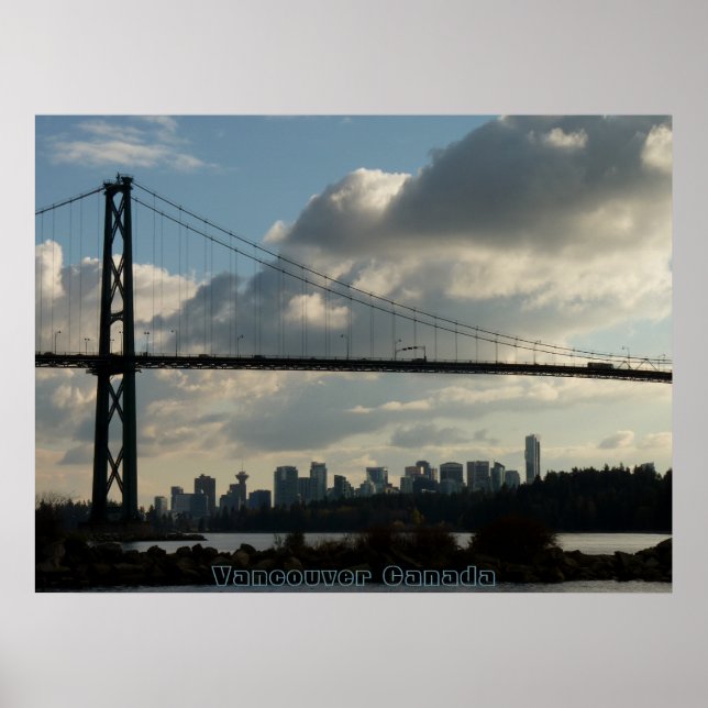 Póster Vancouver Poster Vancouver Lions Gate Souvenir (Frente)