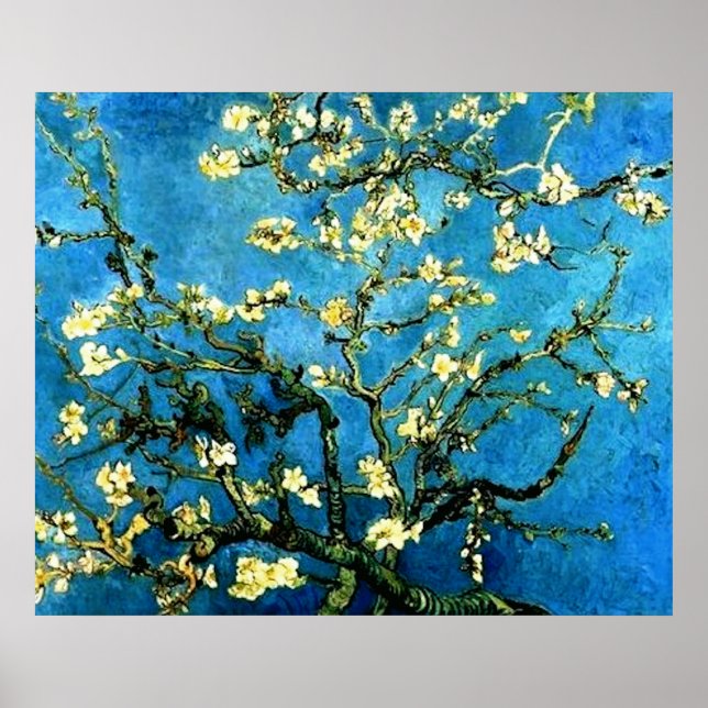 Póster VanGogh Almond Tree Blossoms Poster (Frente)