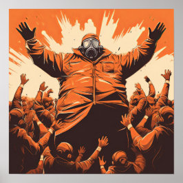 Póster Vanguardia apocalíptica: El líder comunista en med