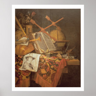 Póster Vanitas (aceite en lona)
