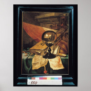 Póster Vanitas with a Crystal Ball