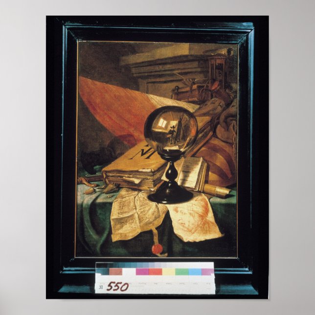 Póster Vanitas with a Crystal Ball (Frente)