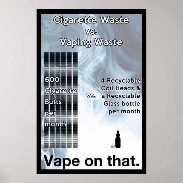 Póster Vape en ese Poster de información (Frente)