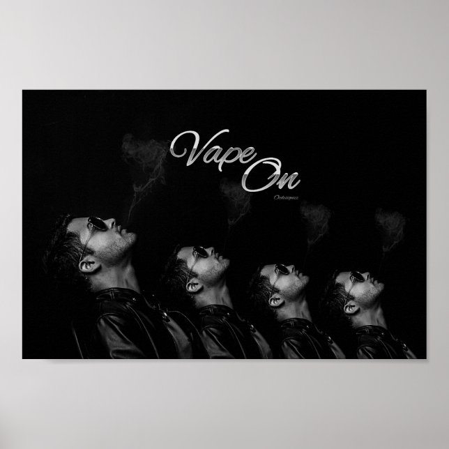 Póster Vape on Man BF Smoke Poster (Frente)