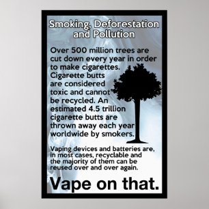 Póster Vape on That Informational Poster