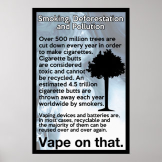 Póster Vape on That Informational Poster