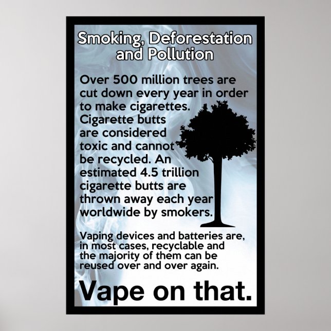 Póster Vape on That Informational Poster (Frente)