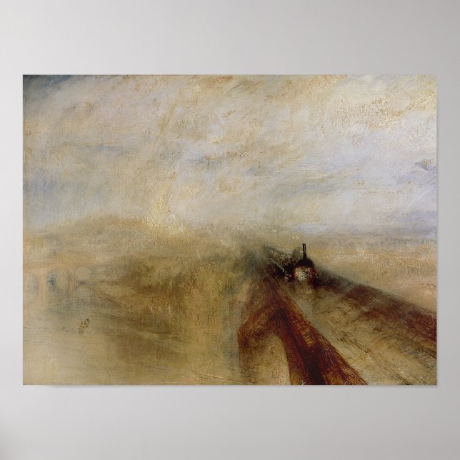 Póster Vapor y velocidad de lluvia (Frente)