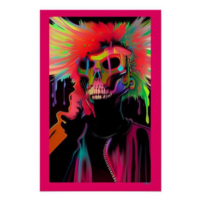 Póster Vaporface Death Rattle (Anverso)