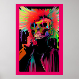 Póster Vaporface Muerte Rattles