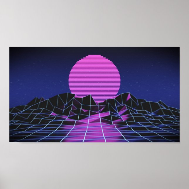 Póster Vaporwave (Frente)