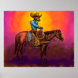 Póster Vaquero