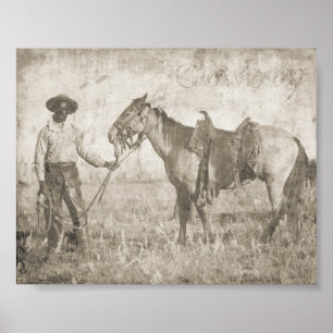 Póster Vaquero