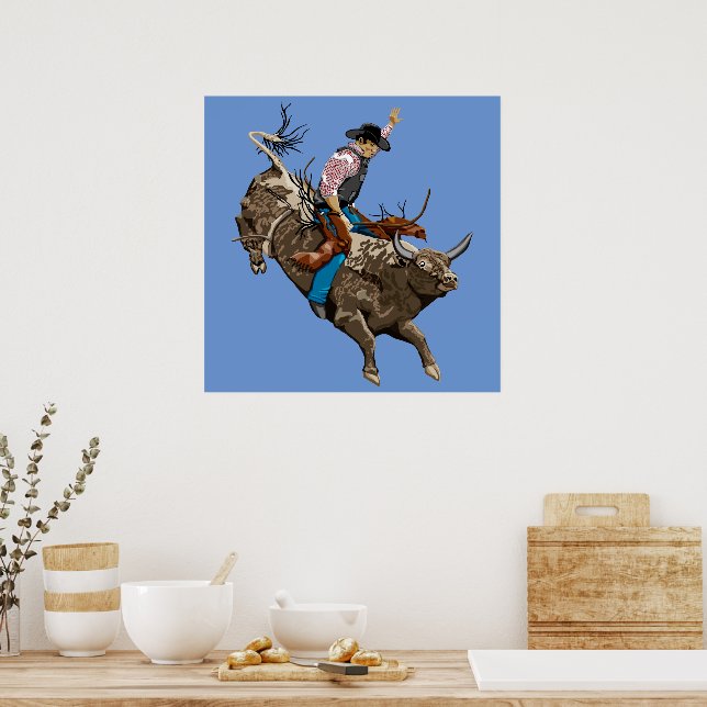 Póster Vaquero (Cocina)