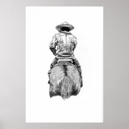Póster vaquero