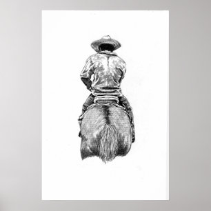 Póster vaquero