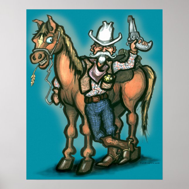 Póster Vaquero (Frente)