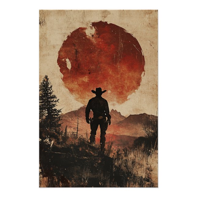 Póster Vaquero (Anverso)