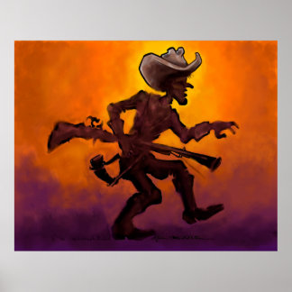 Póster Vaquero