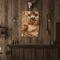 Vaquero Buscado Personalizado del Salvaje Oeste